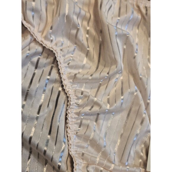 NWT VTG WARNERS Size 6 BRIGHT STRIPES HI-CUT BRIEF PANTIES #55131 Coral Peach - Picture 4 of 7